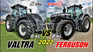 Valtra S 394 VS M.Ferguson 8740 S - Ultimate Comparison [Largest Valtra VS Largest Ferguson] 2020-22
