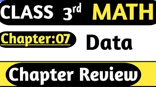 Class 3 maths chapter 7 Data Handle : class 3 maths unit 7 data