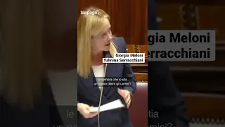 Giorgia Meloni fulmina Serracchiani: “Mi guardi, onorevole”