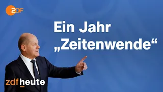 Kanzler Scholz zieht Bilanz: Ein Jahr Ukraine-Krieg und deutsche Waffenwende