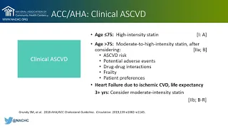 Statin Therapy for High-Risk Groups Summary Video