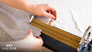 Machine Makes Pleats For Dresses