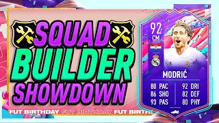 SQUAD BUILDER SHOWDOWN FUT BIRTHDAY MODRIC! FIFA 21 ULTIMATE TEAM