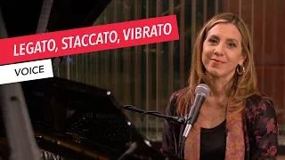 3 Voice Techniques: Legato, Staccato, Vibrato | Singing | Vocals | Voice | Lesson