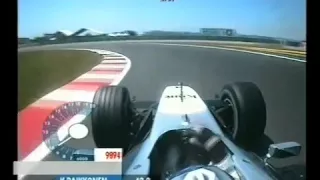 F1 French GP Magny Cours 2002   Qualifying   Kimi Raikkonen Onboard Lap