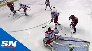 Alex Ovechkin Pump Fakes, Feeds Nicklas Backstrom For Tap-In Goal