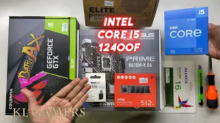 intel Core i5 12400F ASUS PRIME H610M-K D4 COLORFUL GTX1630 MasterBox E300L