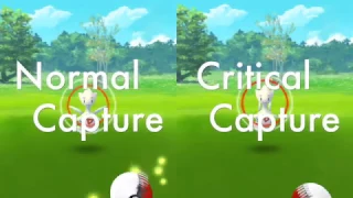 Pokemon Go Normal Capture vs Critical Capture