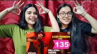 Bigil - Verithanam ft. Thalapathy Vijay REACTION Video by Bong girlZ | A. R. Rahman | Atlee