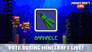 Minecraft Live 2023: Vote For The Barnacle!