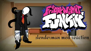 sans and my dream au and slenderman reaction to fnf mod part 2