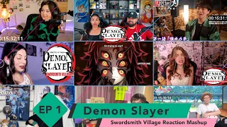 Demon Slayer Swordsmith village arc season 3 episode 1 reaction mashup| 鬼滅の刃 3期 刀鍛冶の里編 アニメリアクション