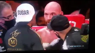 When Tyson Fury pissed off His Coach "JAB THE MUTHERFUCKER" 😠😠 Fury vs wilder 3 #FURYWILDER3