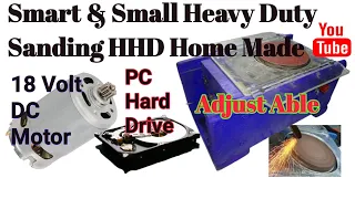 How To make mini sanding machine | using old Hard Disk | Drive (HDD) |Tools sharpener brain on ideas