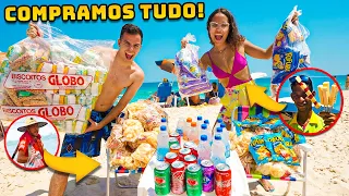 COMPRAMOS TUDO DOS VENDEDORES DE PRAIA 2! - MUITO EMOCIONANTE!