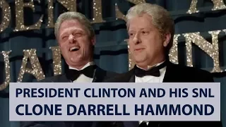 President Clinton And His SNL Clone Darrell Hammond (1997)