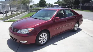 SOLD 2003 Toyota Camry XLE VVT-I Meticulous Motors Inc Florida For Sale