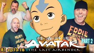First time watching Avatar The Last Airbender reaction Book 1 Ep 13-16