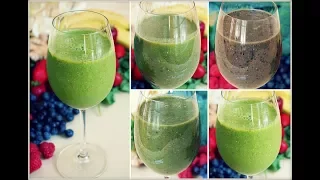 4 Anti-Inflammatory Green Smoothie Recipes (Dairy Free)