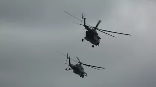 zcech mil mi-35 hind & mil mi-171 biggin hill 2017