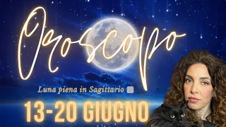 ASTROLOGIA EVOLUTIVA || OROSCOPO SETTIMANALE 13 - 20 GIUNO|| Luna piena Sagittario ♐️ ￼| Mercurio♊️