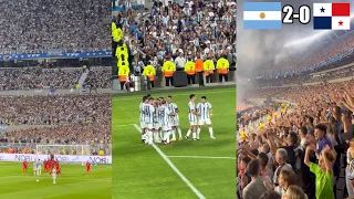 Argentina Fans Go Completely Crazy As Messi Scores A Free Kick Goal In The First Match After The WC