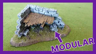 🏛️ Easy MODULAR RUINS - Cheap Dungeons & Dragons, Warhammer and other TERRAIN