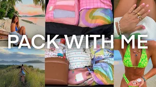 pack with me *for Fiji and Hawaii*
