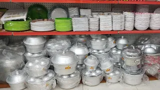 T.Nagar Sundar Metals In வித விதமான இட்லி பாத்திரம்Idly plates,Oil Containers, Brass murukku kattai,