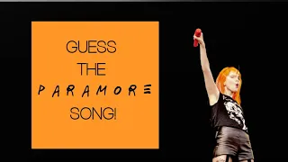 GUESS THE PARAMORE SONG IN 5 SECONDS! ONLY FOR HARDCORE FANS! // PARAMORE QUIZ (5 albums + b-sides)