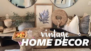 VINTAGE FARMHOUSE DECOR HAUL! BOHO ANTIQUES | Julia & Hunter Havens