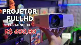 PROJETOR FULLHD MAIS BARATO DA CHINA vale a pena ? review completo