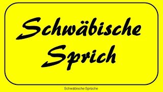 Schwäbische Sprüche