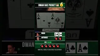When Dwan has Pocket Aces #poker