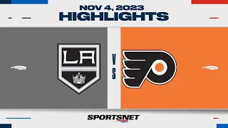 NHL Highlights | Kings vs. Flyers - November 4, 2023