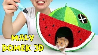 Jak Narysować Arbuzowy Domek Dla Chomika Długopisem 3D 🖌🍉🐹