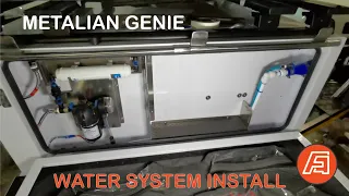 Metalian Genie trailer water system install