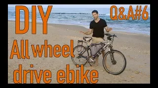 DIY Two Motor 2wd Electric Bicycle (All wheel drive 2x2!!) Q&A#6