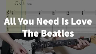 The Beatles - All You Need Is Love Guitar Tabs