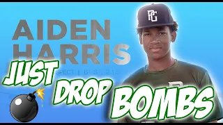 Aiden Harris: "I stay quiet..then JUST DROP BOMBS!"