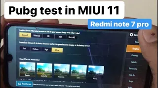 Redmi note 7 pro MIUI 11 pubg test experience 💥💥👍