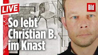 🔴  Tatverdächtiger im Fall "Maddie“: So lebt Christian B. im Knast | BILD LIVE