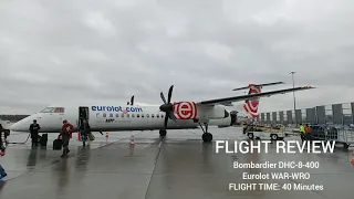 LOT Polish Airlines (Eurolot) Flight Review Warsaw - Wroclaw