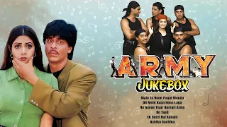 Shahrukh Khan - Sridevi "Army" Movie All Songs in 4K Video Songs Jukebox - Main Toh Hoon Pagal Munda
