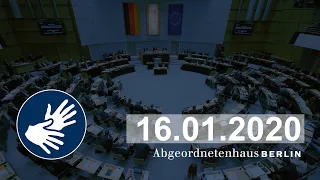 Aktuelle Stunde, 16.01.2020