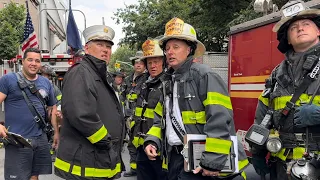 FDNY Bronx 3rd Alarm Box 2845 - Fire Top Floor into Cockloft