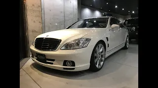 2007y メルセデスベンツ Sクラス S550 ロング ロリンザー フルエアロ MUSEO 大阪 輸入中古車販売 高価買取