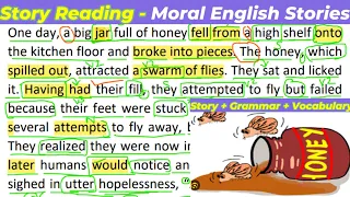 English Moral Stories || Learn English Through Stories || How to Read English Stories || The Flies