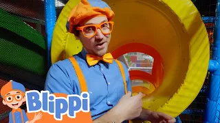 Blippi's fun way of Learning Shapes and Colours | @Blippi | 🔤 English Subtitle Cartoon 🔤