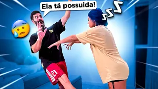 TROLLEI MEU NAMORADO FINGINDO ESTAR POSSUÍDA * DEU RUIM 😂😂